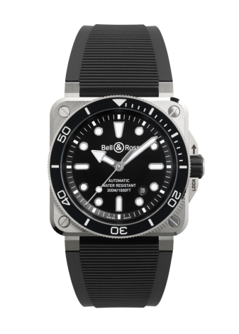 BR-03 Diver Black Steel BR03A-D-BL-ST/SRB