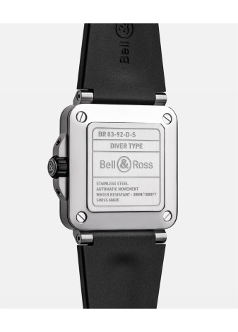 BR-03 Diver Black Steel BR03A-D-BL-ST/SRB