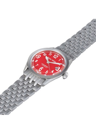 Wyler Vetta Dynawind 39 mm Automatico quadrante rosso WV0309