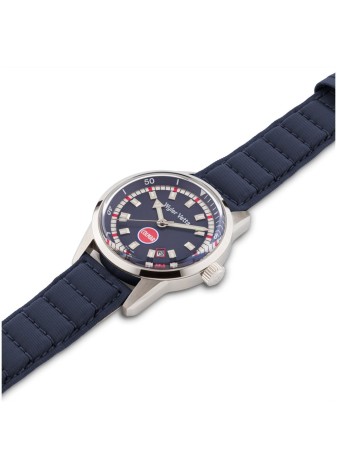 Wyler Vetta Jumbostar Colmar Solo Tempo 39 mm quadrante blu WV0269