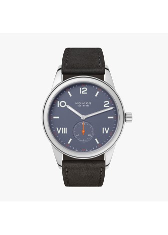 Nomos Club Campus 38 mm Blue Purple cinturino pelle 730