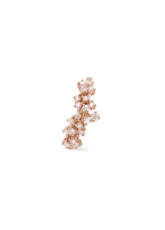 Anello Mimosa in oro rosa con diamanti