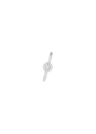Anello Margherita in oro bianco con diamanti