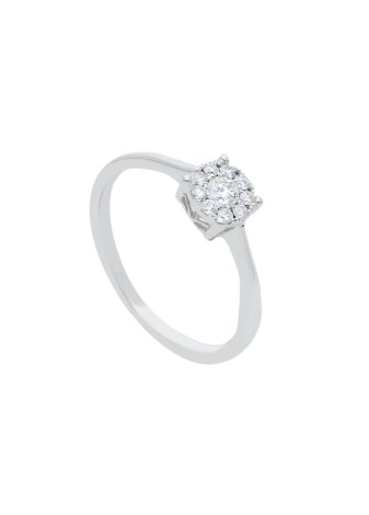 Anello Solitario Magic AN559BK - Ferrara Gioielli