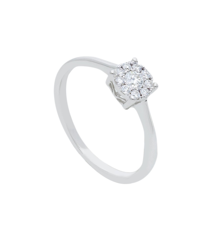 Anello Solitario Magic AN559BK - Ferrara Gioielli