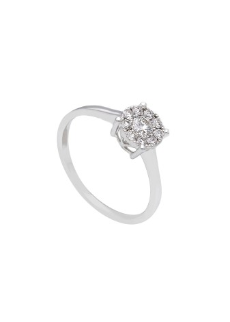 Anello Solitario Magic AN557BK - Ferrara Gioielli
