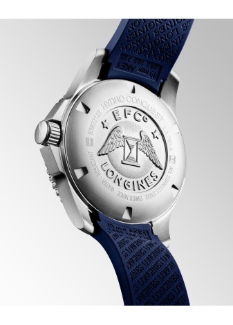 Longines Hydroconquest 39 mm blu cinturino caucciù L37804969