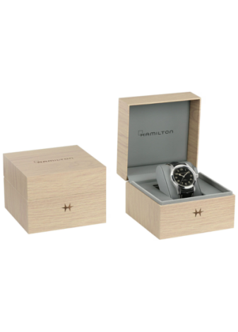 Hamilton khaki Field Murph Auto cinturino pelle H70605731