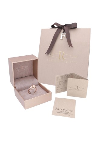 Anello Nodi d'Amore in Oro Rosa 9kt AN170R