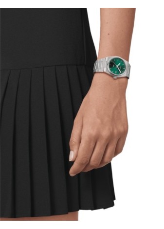 Tissot PRX al quarzo cassa 35 mm quadrante verde T1372101108100