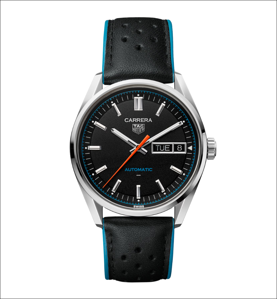 Tag Heuer Carrera Day Date 41 mm cinturino pelle WDA2110.FC6614