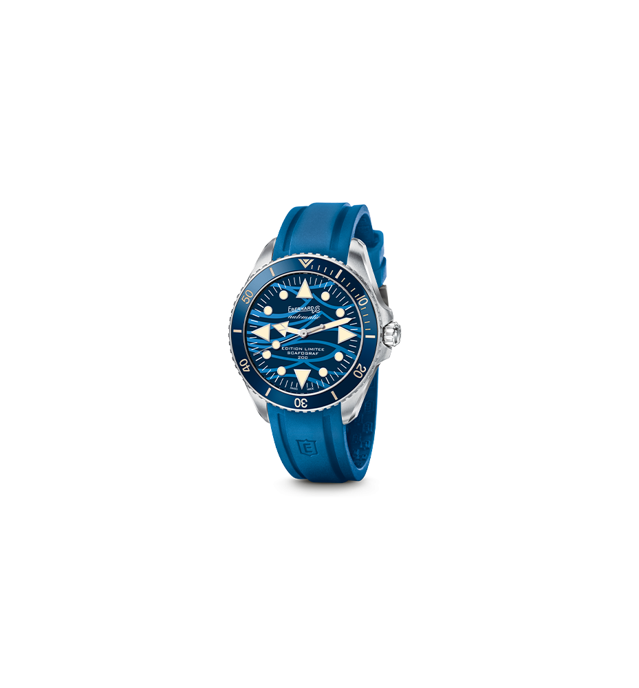 Eberhard Scafograf 200 Edizione Limitata Onde Bleue 41046.01 CU