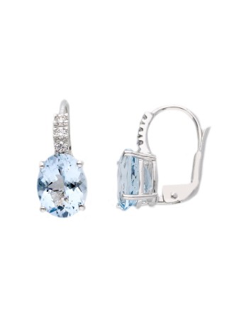 Orecchini Acqua Marina OR336BK - Ferrara Gioielli