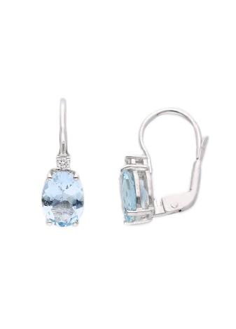 Orecchini Acqua Marina OR940BK - Ferrara Gioielli