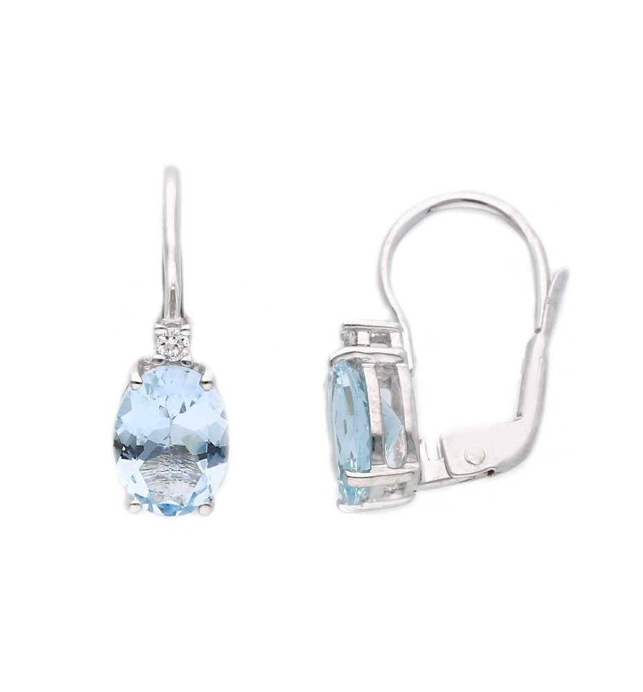 Orecchini Acqua Marina OR940BK - Ferrara Gioielli