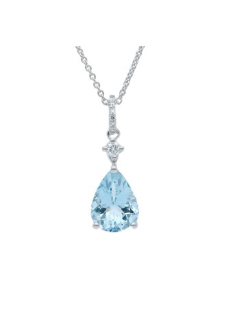 Collana Acqua Marina CL184BK - Ferrara Gioielli