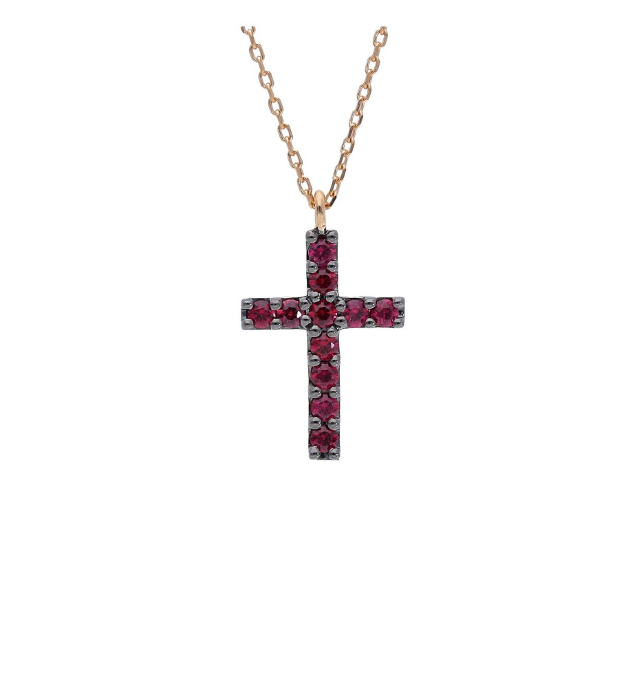 Pendente Croce CL128BK - Ferrara Gioielli