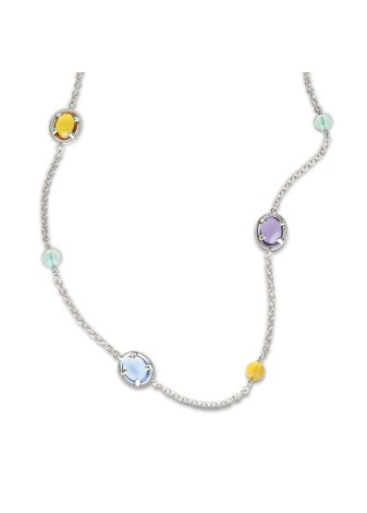 Collana Positano laccio argento lunga CO1825