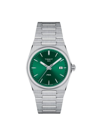 Tissot PRX al quarzo cassa 35 mm quadrante verde T1372101108100