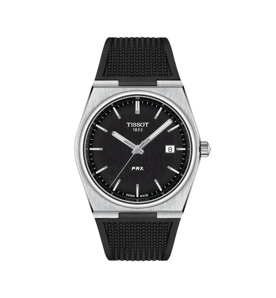 Tissot PRX movimento al quarzo quadrante nero 40 mm T1374101105100