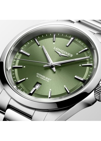 Longines Conquest 41 mm Automatico quadrate verde L38304026