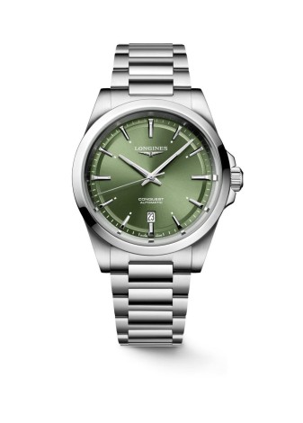 Longines Conquest 41 mm Automatico quadrate verde L38304026