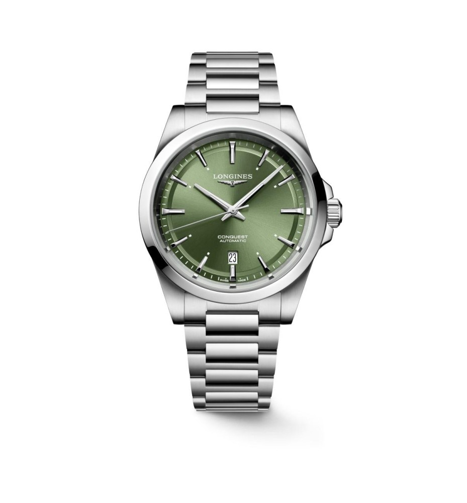 Longines Conquest 41 mm Automatico quadrate verde L38304026