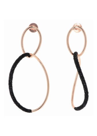 Pendenti Pesavento Polvere di Sogni Nera Argento Oro Rosa WPLVO1206