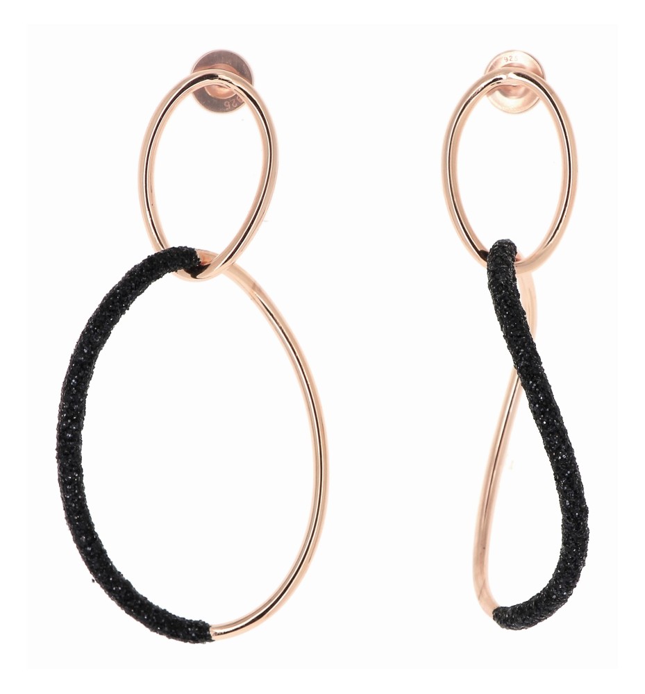 Pendenti Pesavento Polvere di Sogni Nera Argento Oro Rosa WPLVO1206