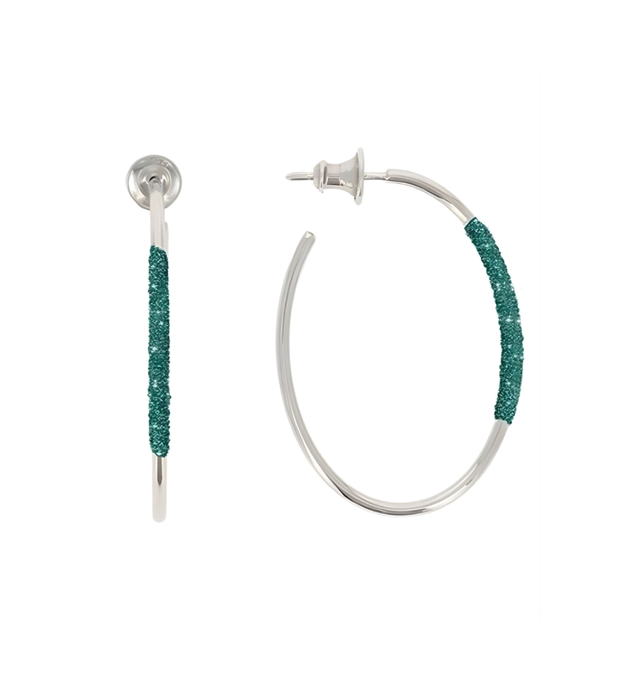 Orecchini Pesavento Polvere di Sogni in Argento 925 Verde WPSCO123