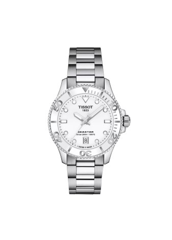 Tissot Seastar 1000 36 mm quadrante bianco t1202101101100
