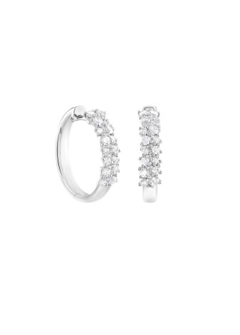 Orecchini Mimosa in oro bianco con diamanti 20109556