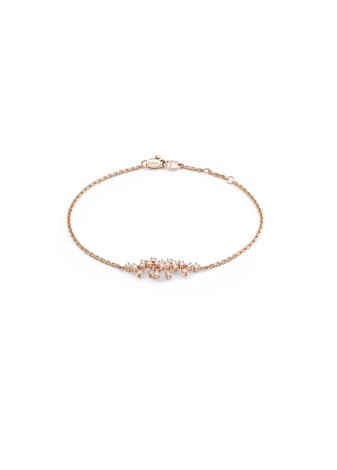 Bracciale Mimosa in giallo rosa con diamanti 20104952