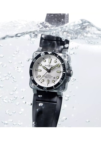 BR-03 Diver White Steel BR03A-D-WH-ST/SRB