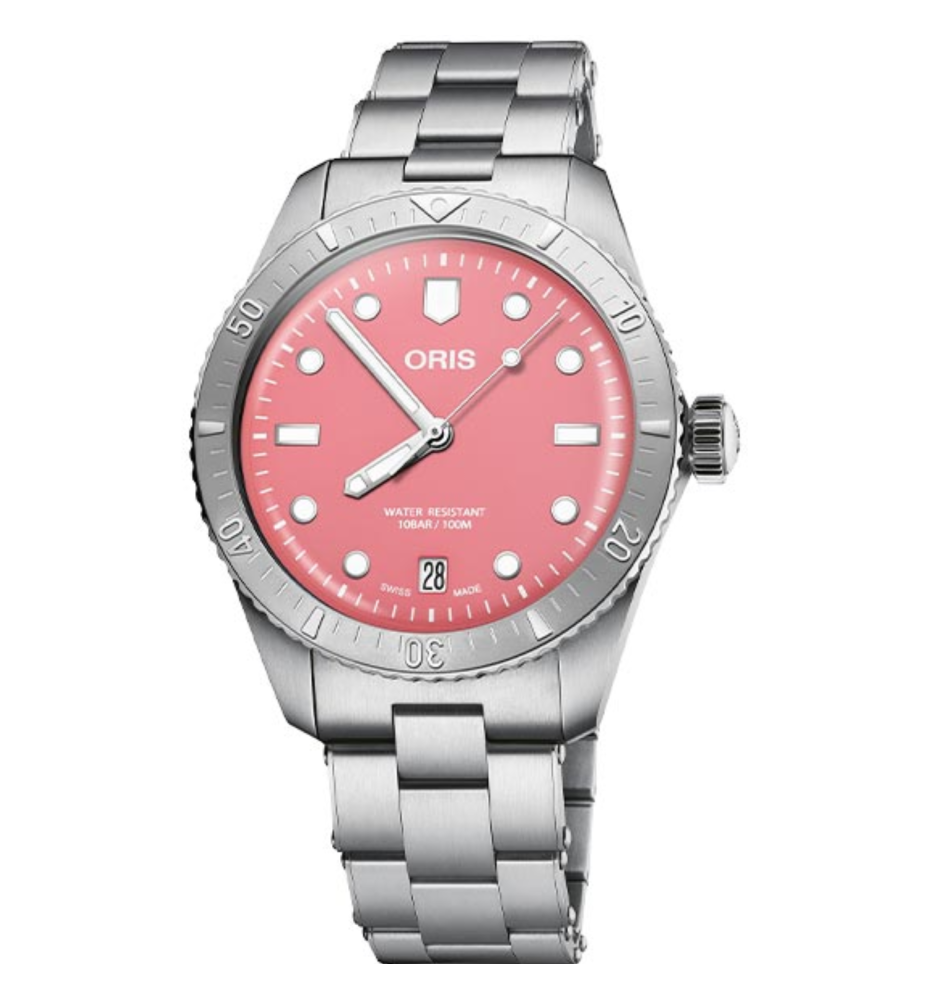 Oris Divers Sixty Five Cotton Candy 38 01 733 7771 4058-07 8 19 18
