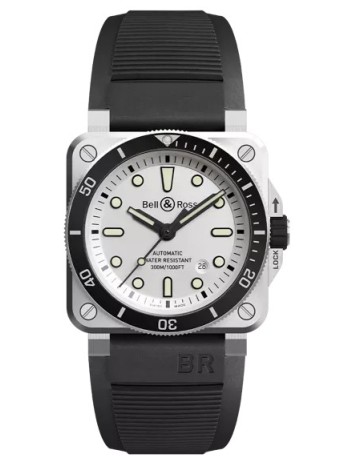 BR-03 Diver White Steel BR03A-D-WH-ST/SRB