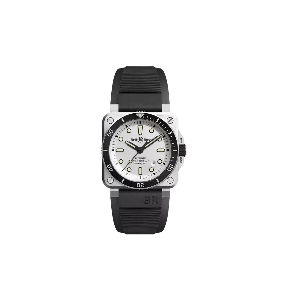 BR-03 Diver White Steel BR03A-D-WH-ST/SRB