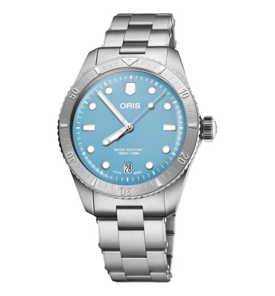 Oris Divers Sixty Five Cotton Candy 38 mm blu 01 733 7771 4055-07 8 19