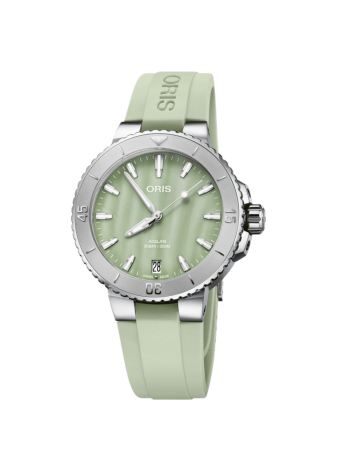 Oris Aquis Date 36,50 mm verde 01 733 7770 4157-07 4 18 67FC