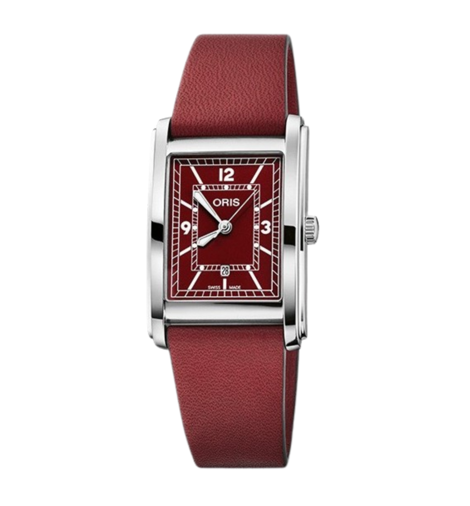 Oris Rectangular 25,50 x 38 mm rosso Automatico 01 561 7783 4068-07 5
