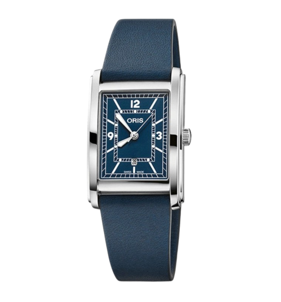 Oris Rectangular 25,50 x 38 mm blue Automatico 01 561 7783 4065-07 5 1