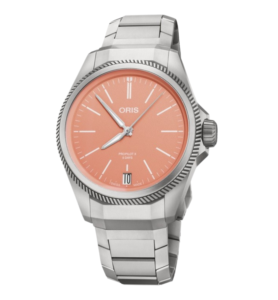 Oris Propilot X Calibre 400 39 mm Titanio rosa 01 400 7778 7158-07 7 2