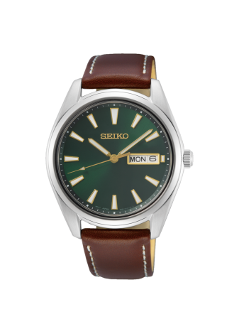 Orologio Seiko CLASSIC Quarzo 3 sfere data 40 SUR449P1