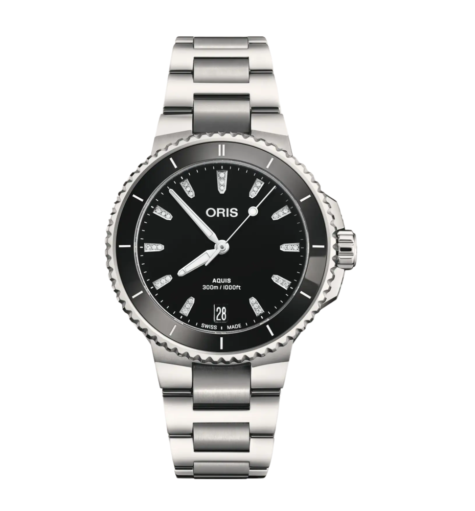 Oris Aquis Date Diamonds 36.50 01 733 7792 4194-07 8 19 05P