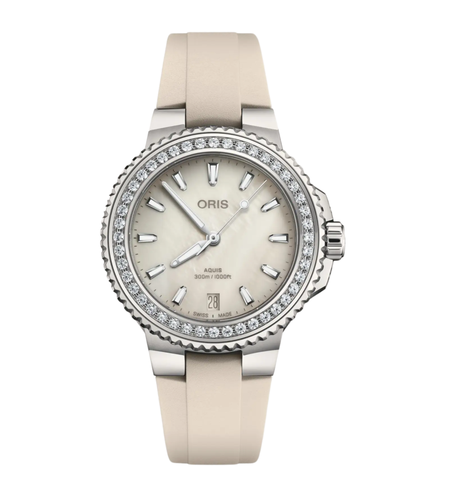 Oris Aquis Date Diamonds 36.50 01 733 7792 4956-07 4 19 61FC