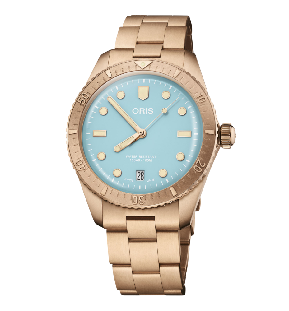 Oris Divers Sixty‑Five Cotton Candy 38 01 733 7771 3155-07 8 19 15