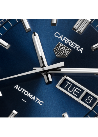 Tag Heuer Carrera Day Date quadrante blu 38 mm WDA2112.BA0043