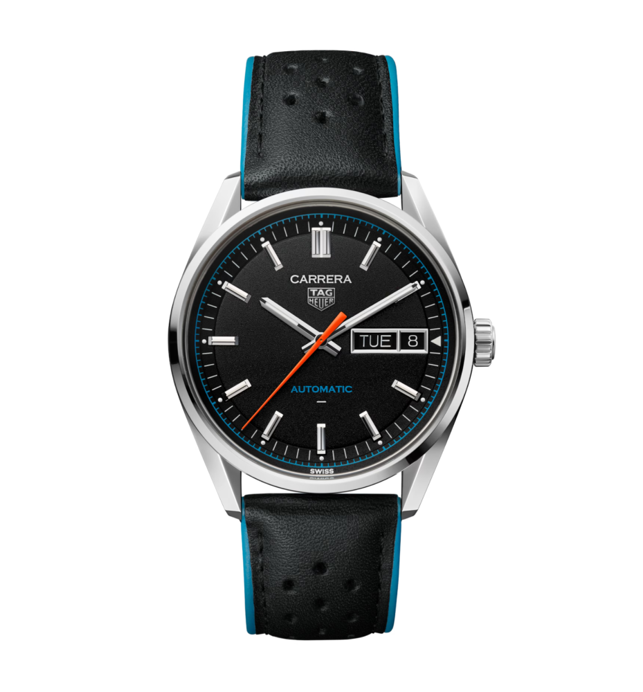 Tag Heuer Carrera Day Date 41 mm cinturino pelle WDA2110.FC6614