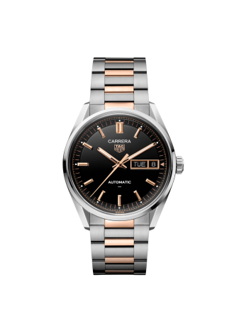 Tag Heuer Carrera Day Date 41 mm acciaio e oro WDA2111.BD0001