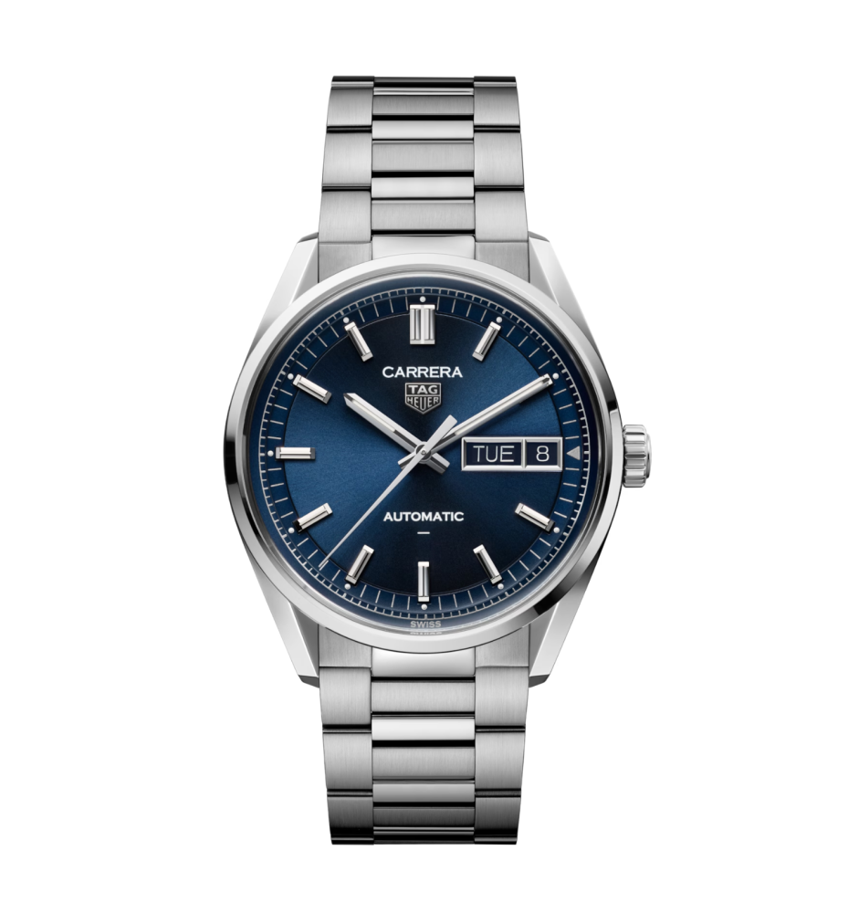 Tag Heuer Carrera Day Date quadrante blu 38 mm WDA2112.BA0043